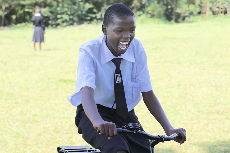 Die Wirkung von 100 Fahrrädern