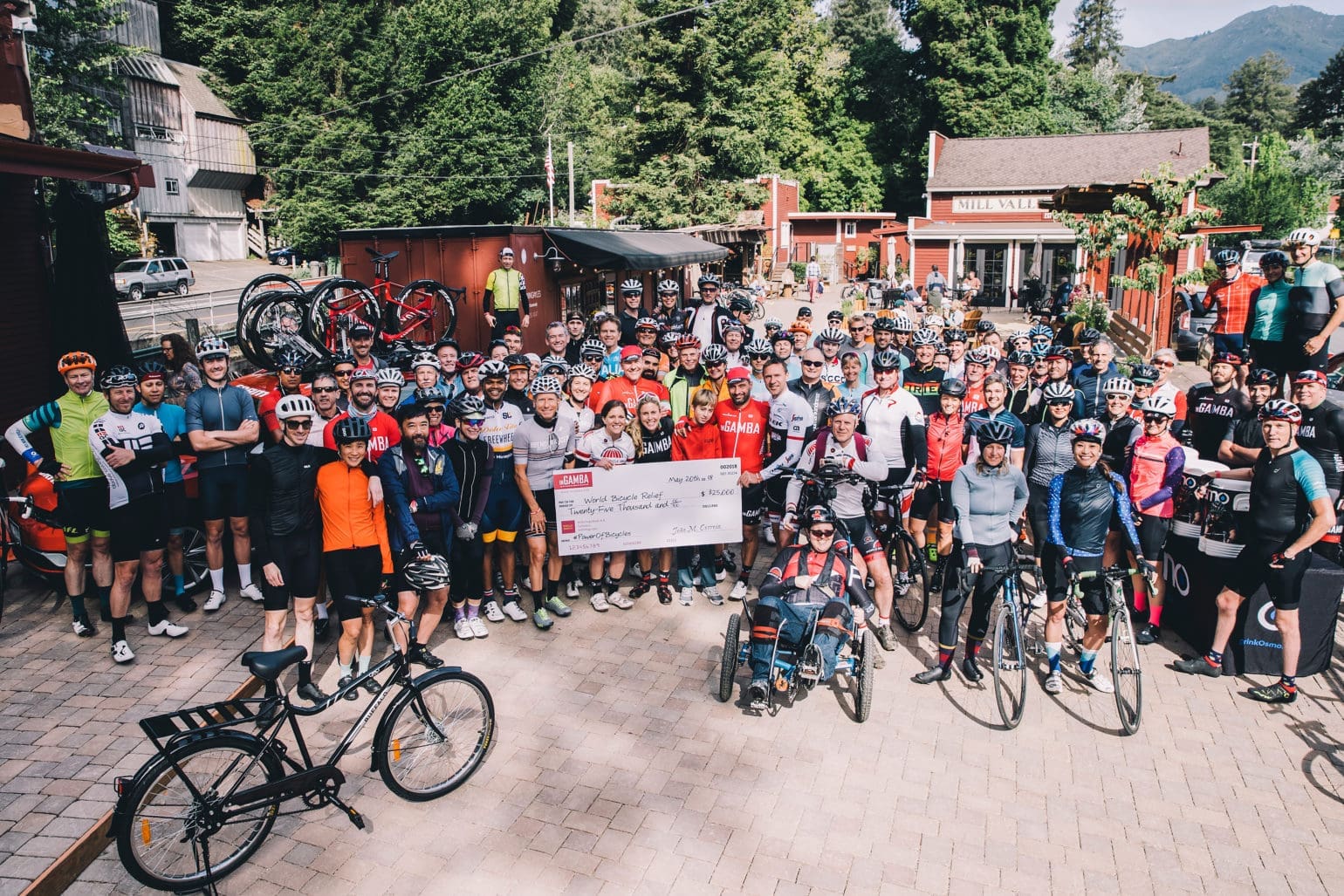 Celebrating a $1 million milestone at 2018 Ride with Joao